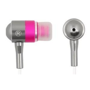 A4TECH SecureFit Metallic Super Bass Earphone MK-650 For iPod (Pink)