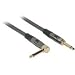 Impact Acoustics SonicWave Pro-Audio - Audio cable - phone mono 6.25 mm (M) - phone mono 6.25 mm (M) - 3 ft - triple shielded coaxial - gray