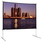 Da-Lite Fast-Fold Deluxe Screen System – Projection screen with heavy duty legs – 4:3 – Da-Mat