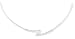 Sterling Silver 16 Inch Solid Flexible Channel-set Fancy Cz (cubic Zirconia) Necklace - 16 Inch
