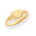 14k Childs Signet Ring - Size 3