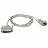 Cables To Go 02518 DB9 Female to DB25 Male Modem Cable, Beige ( 6 Feet/ 1.82 Meters)