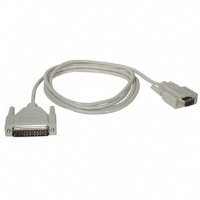 Cables To Go 02518 DB9 Female to DB25 Male Modem Cable, Beige ( 6 Feet/ 1.82 Meters)