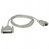 Cables To Go 02518 DB9 Female to DB25 Male Modem Cable, Beige ( 6 Feet/ 1.82 Meters)
