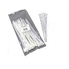 Cables to Go 43042 Releasable/Reusable Cable Ties - 50 Pack (White)