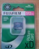 Fuji Film XD Picture Card 512 mb. Type M in retail packaging