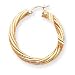 Jewelry : 14k Polished 4mm Twisted Hoop Earrings