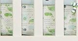 Little Whale Fitted Crib Sheet by Migi