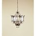 CC-9387 Zara Ceiling Mount, w/Seeded Glass Panels by Currey & Company CC9387 NO RETURNS* Image