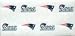 New England Patriots Waterless Temporary Tattoos