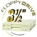 Electronics : Teac FD235HFC291/S 3.5-Inch 1.44MB IBM Single PS2 Ivory Floppy Disk Drive