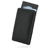 PDair Leather Case for Microsoft Zune HD - Vertical Pouch Type (Black)