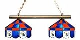 Kansas Jayhawks MVP Executive "Game Table" Stained Glass Lamp