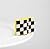 Nora Fleming Checkered Flag Mini - Nora Fleming Start Your Engines Mini A104