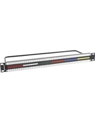 Switchcraft MMVP DIN 1.0/2.3 Patchbay 2x48 Normalled & Terminated - 1RU-by-Switchcraft