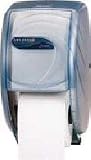 San Jamar R3590TBL Oceans Stainless Steel Duett Standard Bath Tissue Dispenser, 7.5 Width, 12.75 Height, 7 Depth, Minimum 1.625 Core Diameter, 4.5-5.5 Rolls Capacity, Arctic Blue Color