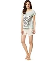 Tatty Teddy Floral Shortie Pyjamas