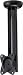 SANUS SYSTEMS MC1A-B1 23 40 MEDIUM CEILING TV MOUNT (BLACK)