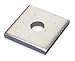 Square Channel Washer, Steel, EG, 1/2" Rod, 9/16" Hole