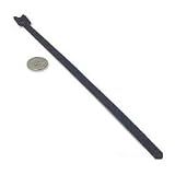 Quick Wrap Cable Ties, 3/4In X 18In, Black, 25 Pack
