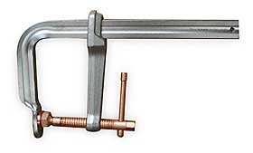 Westward 2FGN3 Heavy Duty L Clamp, 16 In, 7 In Throat