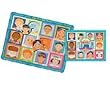 eeBoo Friends Say Hello Tray Puzzle (12 pc)