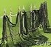 DELUXE HALLOWEEN BLACK CREEPY CLOTH - 4 Yds x 30" - **FACTORY SEALED**
