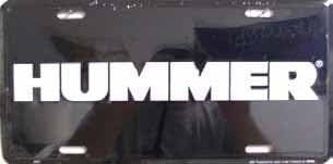 HUMMER - 6 inch x 12 inch standard size license plate