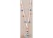 Bay Studio UF Gator Crystal Bead Necklace SILVERTONE 16" Necklace