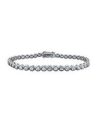 Diamond Tennis Bracelet : Platinum - 4.00 CT Diamonds