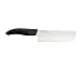 Kyocera Revolution Series 6-Inch Nakiri Vegetable Cleaver, White Blade