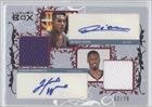 2006-07 Topps Luxury Box Courtside Relics Autographs Dual #DW - Boris Diaw/Hakim Warrick/79