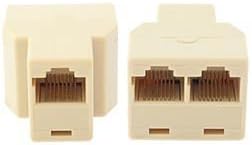 RJ45 CAT 5 Plug Network Cable Line Connector Joiner Splitter