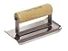 Tools & Hardware : Kraft CF141 6" x 3" Stainless Steel Curved End Edger. 1/4" Radius