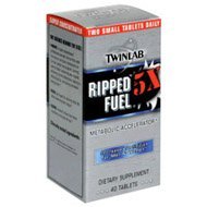 Ripped Fuel 5X- Twinlab Thermogenic Formula, 40ct