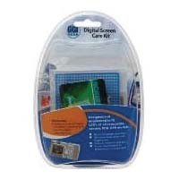 GGI International LCD Screen Care Kit, with Overlays, Care System Microfiber Cloth & Wipes