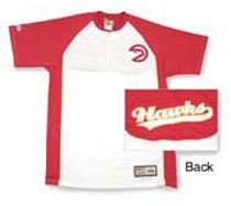 Atlanta Hawks Hardwood Classics Throwback Shooting Shirt by Majestic