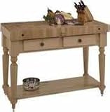John Boos & Co. Cucina Americana Cucina Rustica Work Table with Shelf 30x24x36
