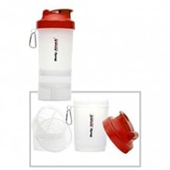 Body Attack Shaker SmartShake mit Tablettenf�cher, Gun Smoke, 600ml, 24609