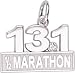 Marathon 13.1 Charm by Rembrandt Charms