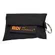 CPR MICRO SHIELD RESCUE BREATHER IN KEYCHAIN CASE BLACK