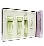 Perry Ellis Reserve By Perry Ellis For Women. Set-eau De Parfum Spray 3.4 OZ & Body Lotion 3 OZ & Shower Gel 3 OZ & Eau De Parfum Spray Mini .25 OZ