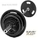 Troy's VTX Premium Black Rubber Encased Olympic 300 lb. Weight Set GOSS-300VR