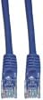 CAT5E, UTP, with Molded Boot, 350MHz, Purple, 25 ft