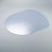 AntiStaticMat Chair Mat for Medium Pile Carpets, Contour, 48 x 56, No Lip, Clear (RUB45820)
