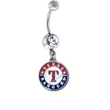 Texas Rangers MLB Sexy Belly Navel Ring
