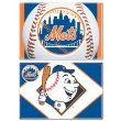 NY Mets Mascot Magnet Rect 2pk 2"x3"