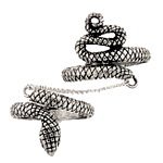 Sterling Silver Snake Chain Rings