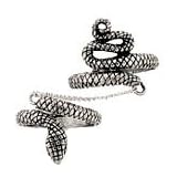 Sterling Silver Snake Chain Rings