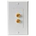 Dayton Audio WP-2B Wallplate Double Banana/Binding Post